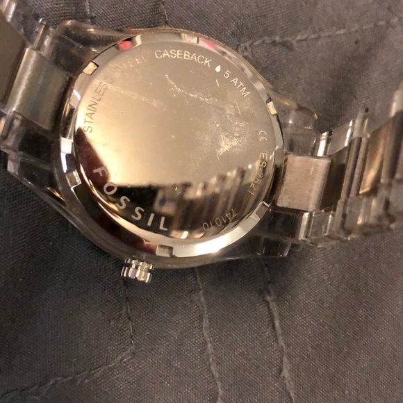 Fossil Acrylic & Stainless Steel Watch - Picture 3 of 6